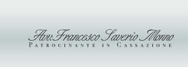 Avvocato Francesco Saverio Monno Patrocinante in Cassazione
